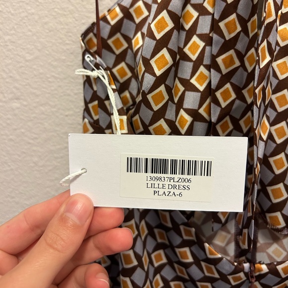 Reformation Lille Silk Dress NWT - Picture 9 of 13